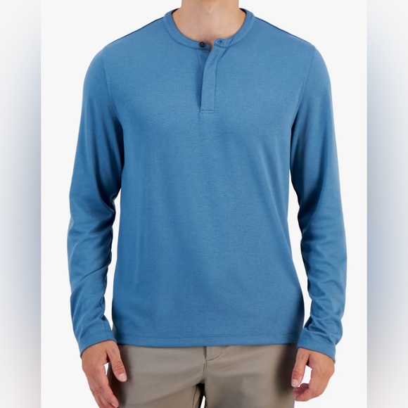 Alfani Men's Stretch Long Sleeve Tee - Picture 1 of 4